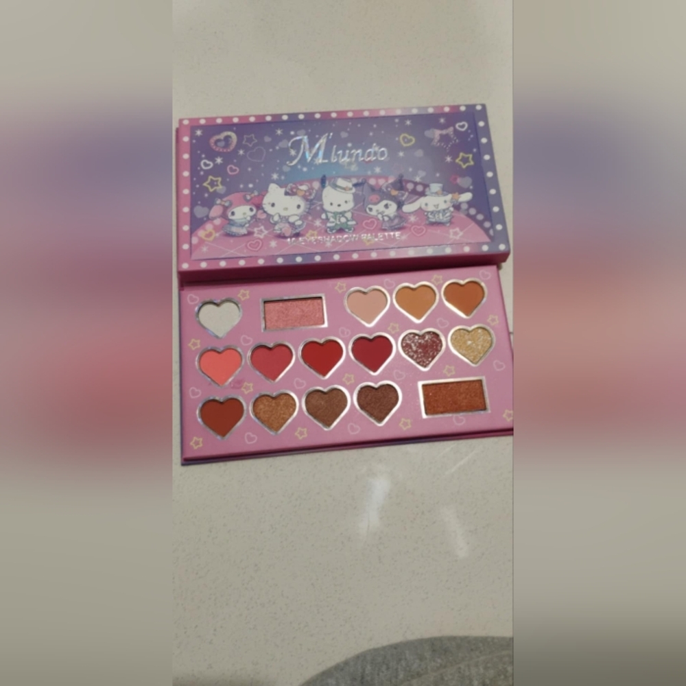 Mimco Heart Eyeshadow Palette - Pink and Gold